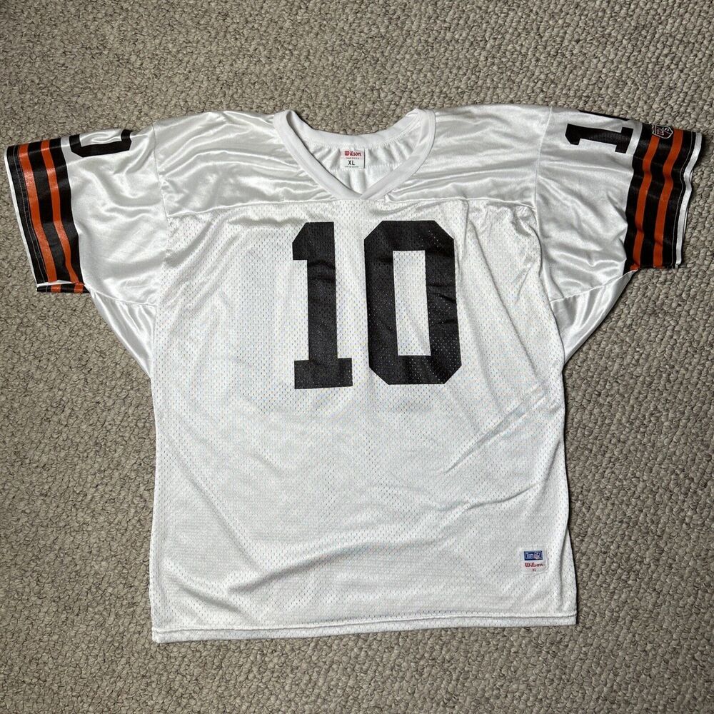 Vintage Cleveland Browns Jersey Eric Zeier Men’s XL Wilson Made In USA